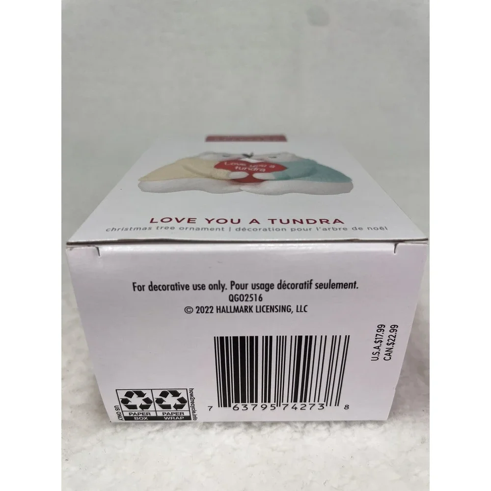Hallmark‎ Keepsake 2022 Love You A Tundra Ornament
